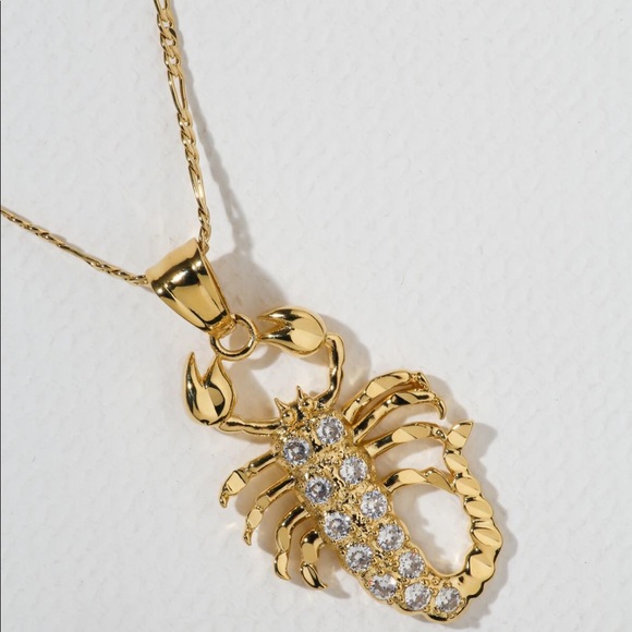 New Vanessa Mooney the jeweled scorpion necklace